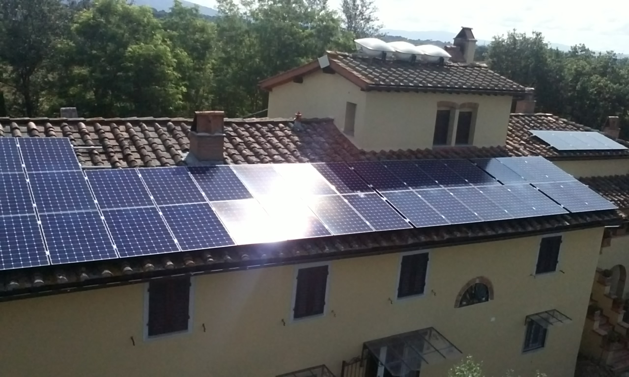 Terranuova Bracciolini, fotovoltaico Sunpower , sunpower, impianto fotovoltaico lightland, pannelli SunPower